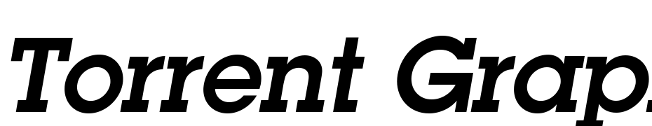 Torrent Graphic SSi Semi Bold Italic cкачати шрифт безкоштовно